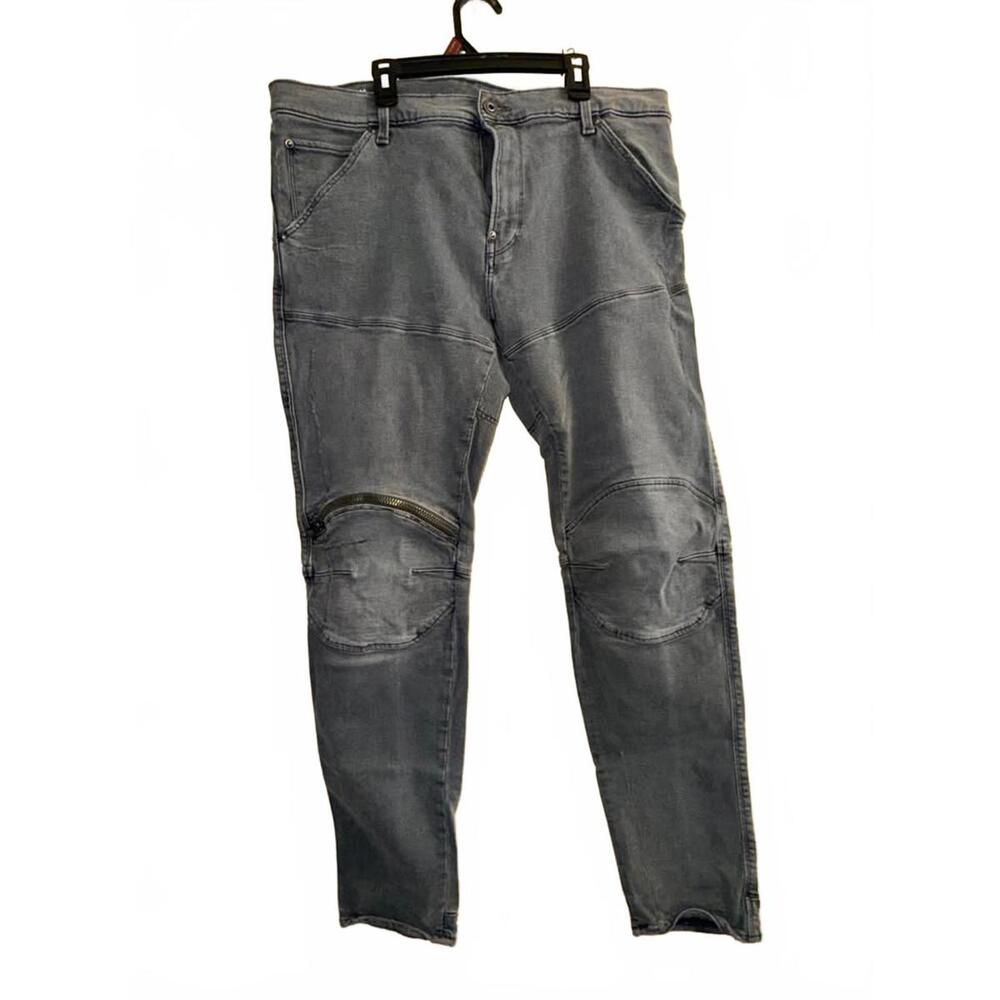 Smoke Rise‎ Gray Biker Jeans 36/32